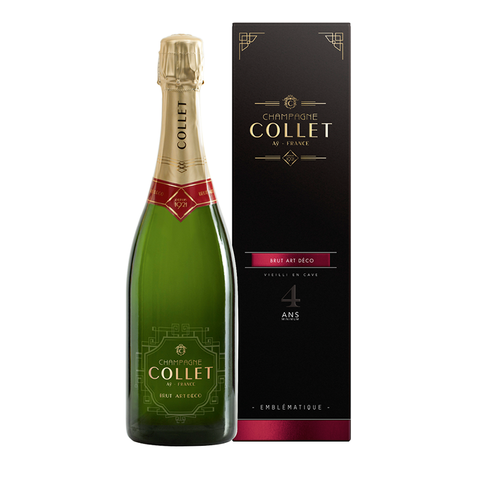 シャンパーニュ コレ ブリュット アール・デコ 750ml 【ボックス入り, オリジナルグラス付 】